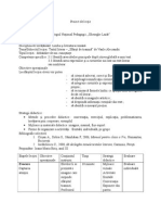 Proiect de Lecție Toamna