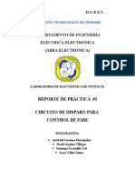 Circuito de Control de Angulo de Disparo para TRIAC S