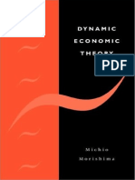 Michio Morishima-Dynamic Economic Theory (2009)