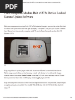 Download Cara Mengatasi Modem Bolt e5372s Device Locked Karena Update Software _ Unlock Modem Bolt by Bambang Haryanto SN288793962 doc pdf