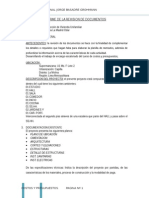 Informe de La Revision de Documentos