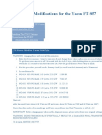 Modifications For The Yaesu FT Te3tet