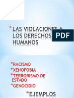 Las Violaciones a Los Derechos Humanos