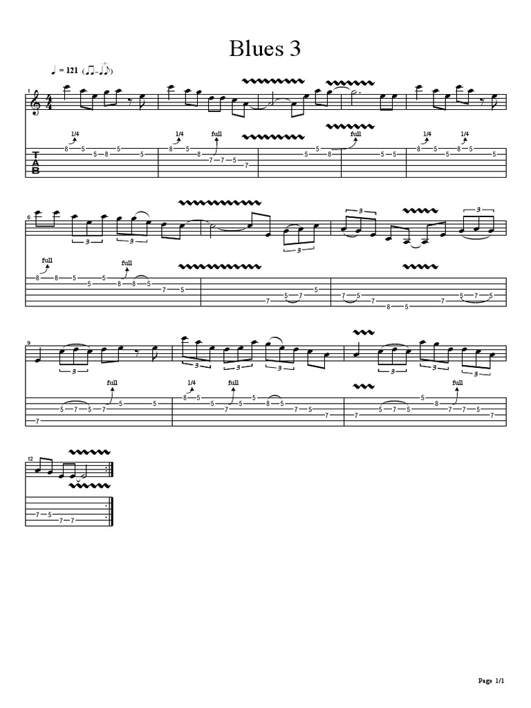 Lessons - Blues - Blues Exercises (Pro) | PDF | Language Arts & Discipline