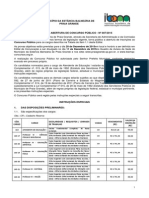 MUNICÍPIO DA ESTÂNCIA BALNEÁRIA DE PRAIA GRANDE EDITAL DE ABERTURA DE CONCURSO PÚBLICO - Nº 007/2015