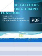 Pbl3 Pre-Calculus Function & Graph Function