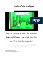Pride of The Awliyah - Sidi Ali Al-Khowas (Bio)