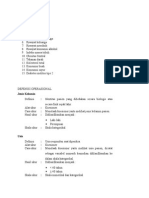 Variabel Dan Defenisi Operasional