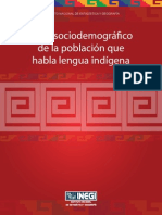 Perfil Sociodemografico de La Poblacion Que Habla Lengua Indigena