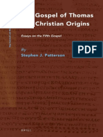 (Nag Hammadi and Manichaean Studies 84) (Stephen - J. - Patterson) - The Gospel of Thomas and Christian Origins - Essays On The Fifth Gospel PDF