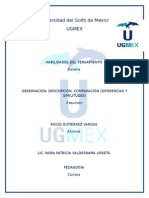 Observación Descripción Comparación Diferencias y Similitudes