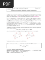 Minimum Weight Triangulation