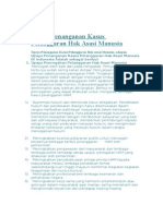 Download Upaya Penanganan Kasus Pelanggaran Hak Asasi Manusia by AnisaDesyAryanti SN288822667 doc pdf