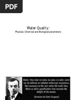 Water Quality:: Physical, Chemical and Biological Parameters