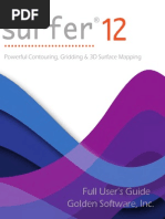 Surfer12 Users Guide Preview