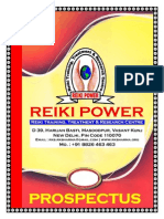 Prospectus of Reiki Powe