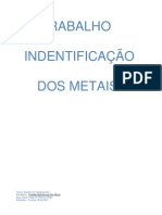 Trabalho Indentificação Dos Metais - Cetepis.doc