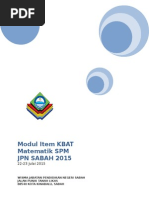 Matematik Tingkatan 3 Modul 1