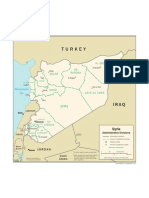 Siria-Mapa Político