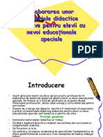 Elaborarea Unor Materiale Didactice Inclusive Pentru Elevii