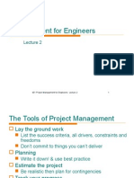 4E1 Project Management For Engineers - Lecture 2 1