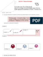 Decrire Des Objets Fisa de Lucru