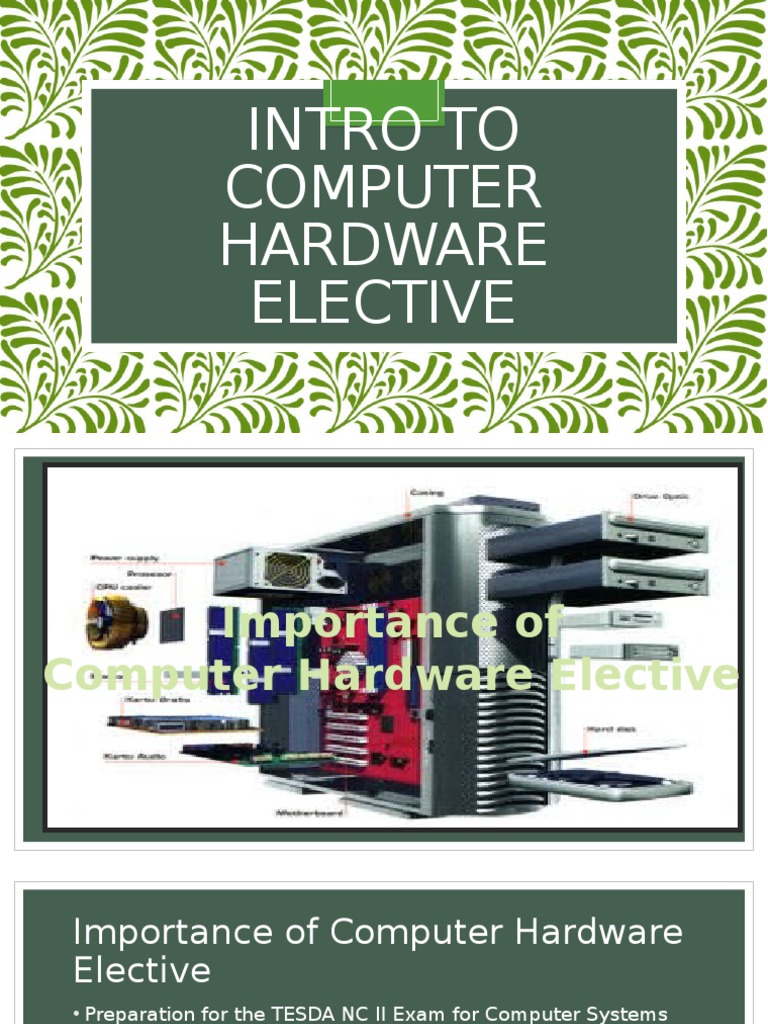 Importance Computer Hardware Elective | PDF | Technology & Engineering