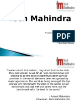 Tech Mahindra: Presented By: Vivek Ojha Shibkesh Singh Pankaj Shishodia Vikas Bharti Sharma
