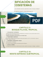 Clasificación de Ecosistemas