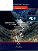 Geología - Cuadrangulo de Sandia %2829y%29 y San Ignacio%2829z%29%2C1996