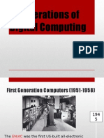 4 Generations of Digital Computing