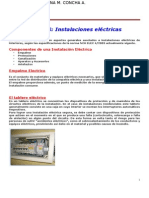 Instalaciones eléctricas: componentes, empalmes, protecciones