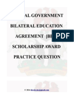 BEA Scholarship Questions