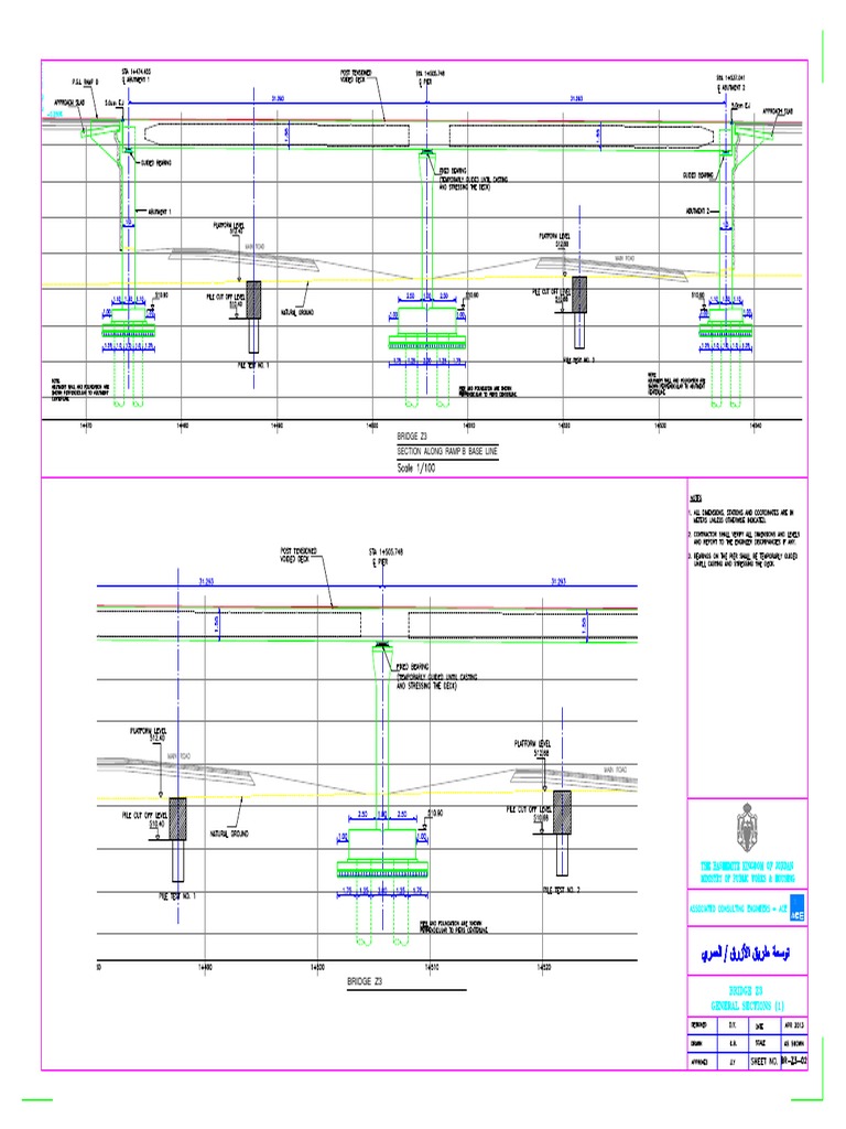 Bridge Z3 Ramp B Base Line Section | PDF