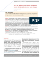 Psychometric Validation of The 14 Items Chronic Venous Insufficiency Quality of Life Questionnaire (Civiq-14) : Confirmatory Factor Analysis