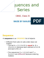 Sequences and Series: CBSE, Class XI