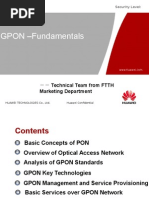 GPON - Fundamentals: Technical Team From FTTH Marketing Department