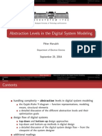 Abstraction Levels in The Digital System Modeling