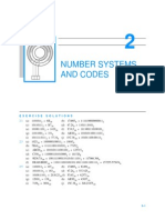 Number Systems and Codes: Exercise Solutions