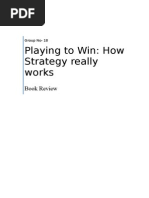 Playing To Win | PDF | Procter & Gamble | Business