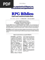 Rpg Bíblico (Sem Ficha)