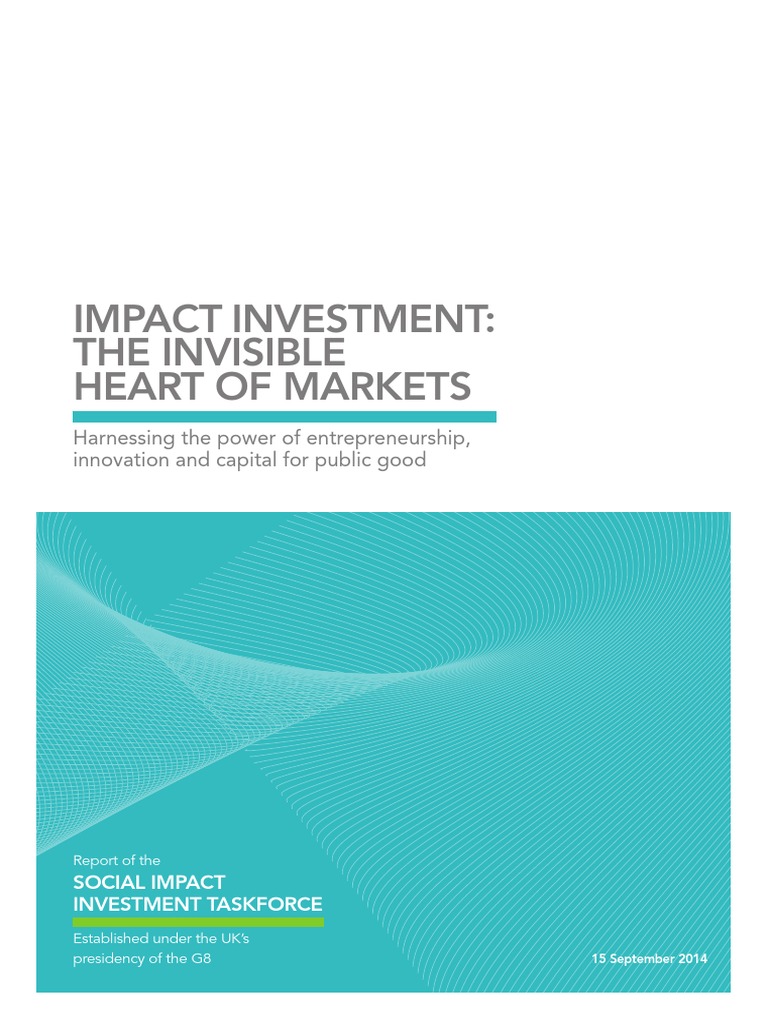 Impact Investment Report | PDF | Venture Capital | Corporate Finance