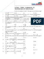 Properties of Triangles