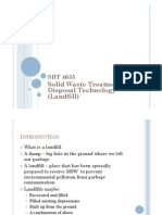 Solid Waste Treatment and Disposal Technology (Landfill)