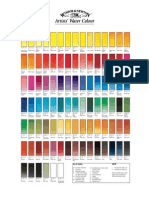 Watercolour Chart - Colours