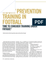 Injury Prevention Training in Football