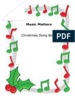 Music Matters Christmas Song Book