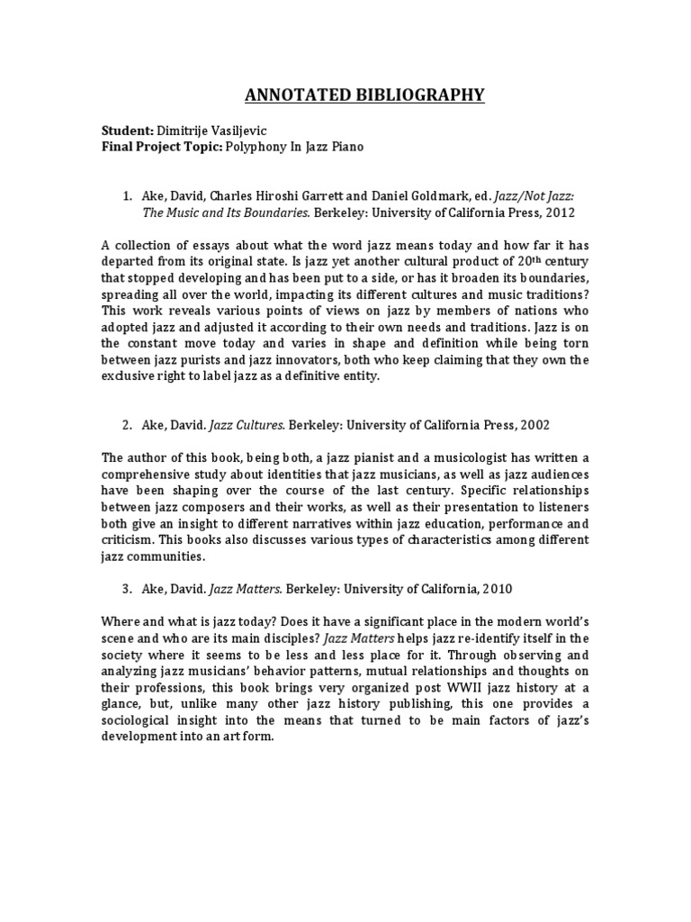 Free apa annotated bibliography template picture