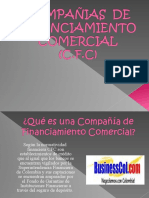 Compañias de Financiamiento Comercial