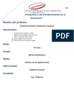 Informe de Las Aplicaciones 